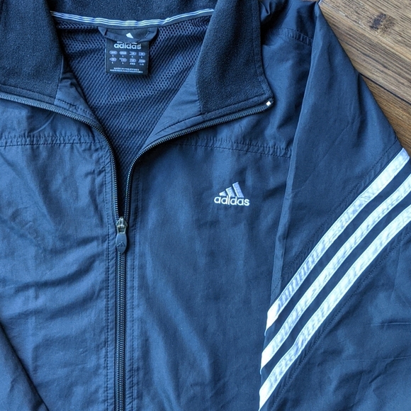 adidas Other - 🎉HP🎉 Vintage adidas Zip-up Black Track Jacket Large